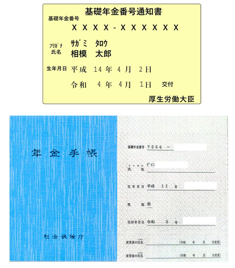 Giấy tờ có ghi số Nenkin